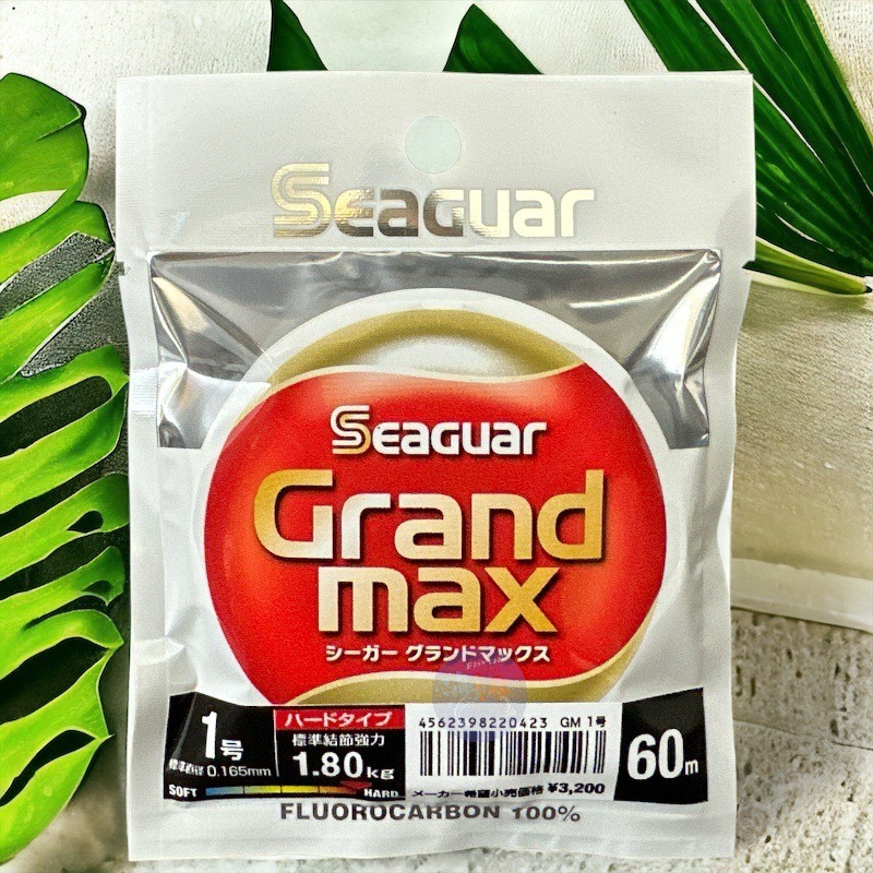 紅海釣具企業社 【Seaguar】GRANDMAX-60M(橘)卡夢線 碳纖線 頂級子線 0.4-5.0號 日本島內線-規格圖6