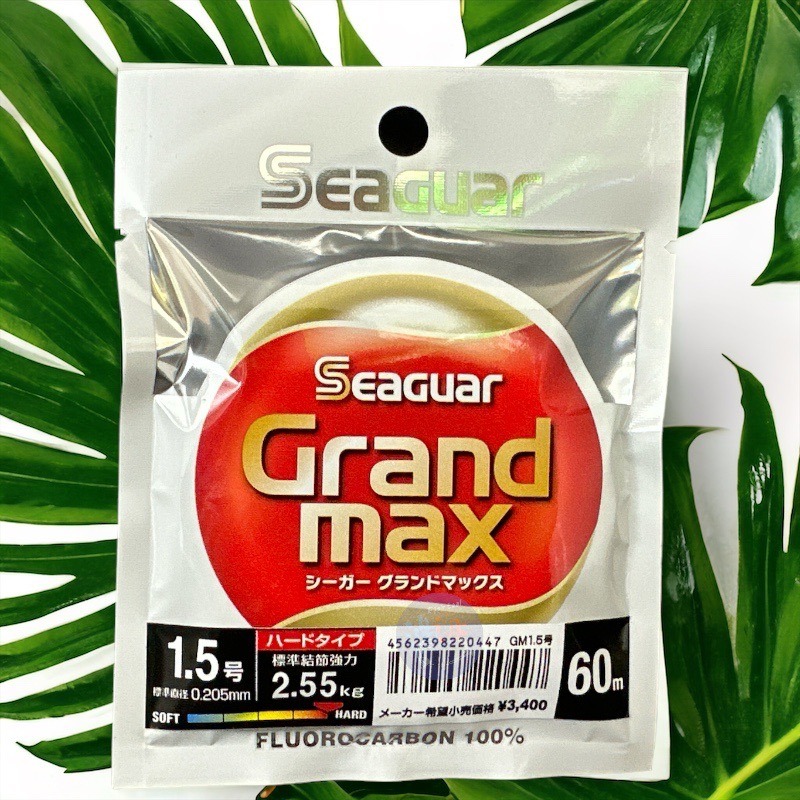 紅海釣具企業社 【Seaguar】GRANDMAX-60M(橘)卡夢線 碳纖線 頂級子線 0.4-5.0號 日本島內線-規格圖6