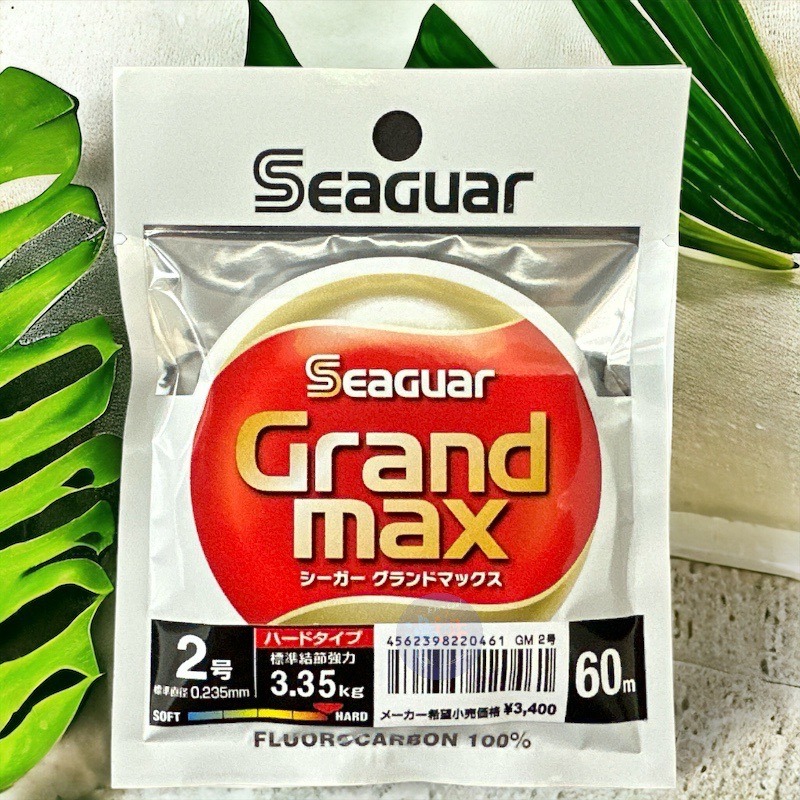 紅海釣具企業社 【Seaguar】GRANDMAX-60M(橘)卡夢線 碳纖線 頂級子線 0.4-5.0號 日本島內線-規格圖6