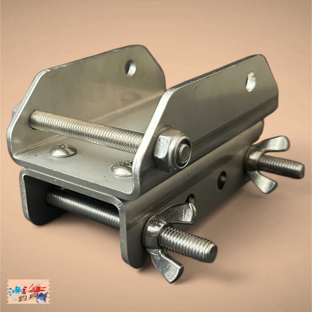 (紅海釣具企業社 ) 海鷹轉速攻船竿架轉接座 不鏽鋼轉接座 海鷹船竿架轉接座 船釣裝備-細節圖2