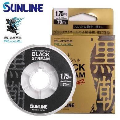 中壢鴻海釣具《SUNLINE》第2代 松田 SP BLACK STREAM 黑潮 子線 競技卡夢線70M 50M 碳素線-細節圖4