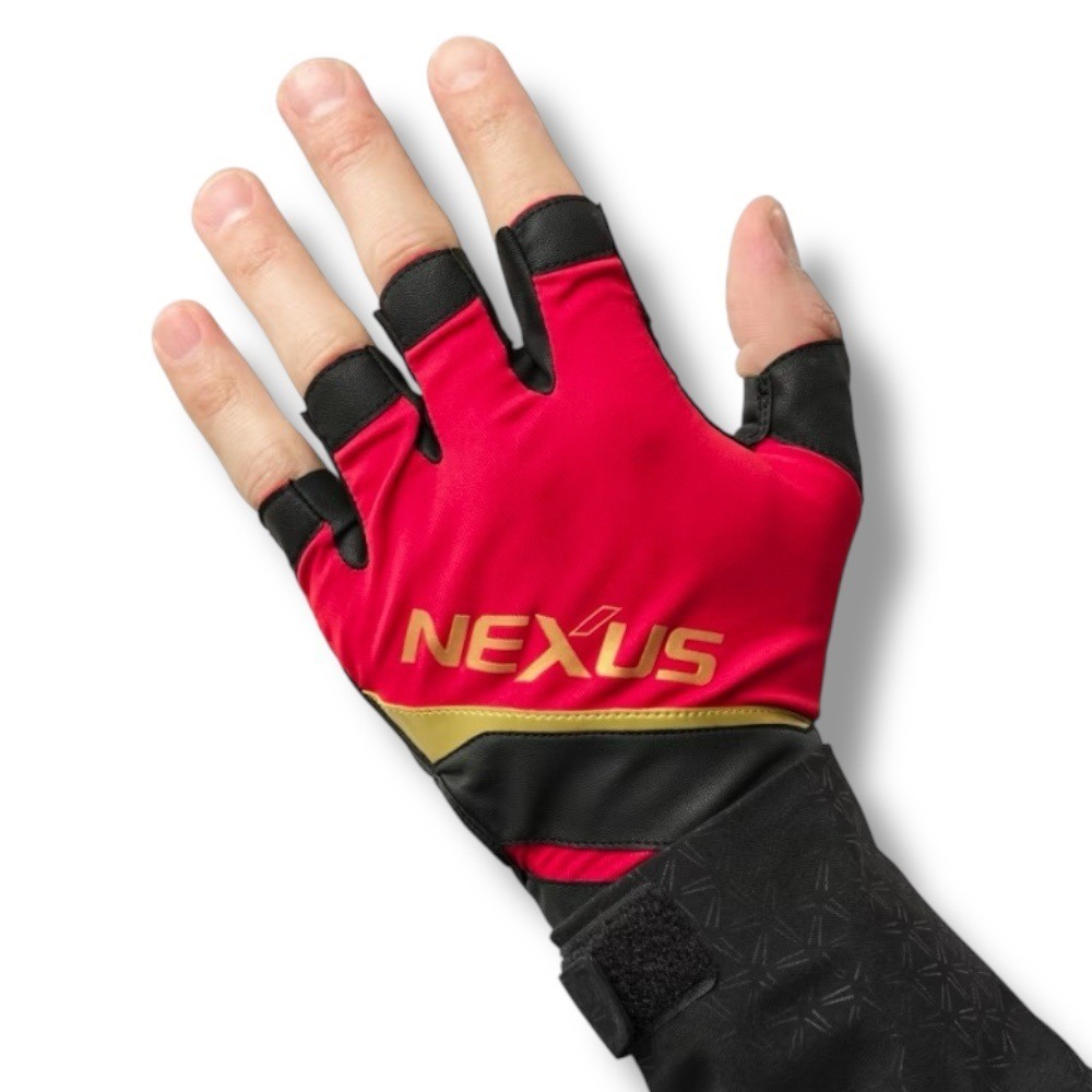 紅海釣具企業社【SHIMANO】GL-105Y Nexus 彈性露五指釣魚手套 (25年春夏款)-細節圖2