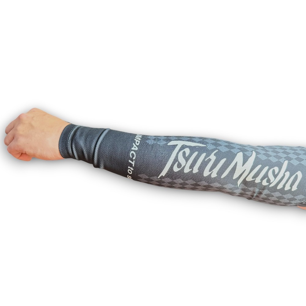 中壢紅海釣具【TSuriMusha】 釣武者 涼感袖套 鬼頭袖套 防曬袖套 釣魚袖套 冷感防曬袖套-細節圖3