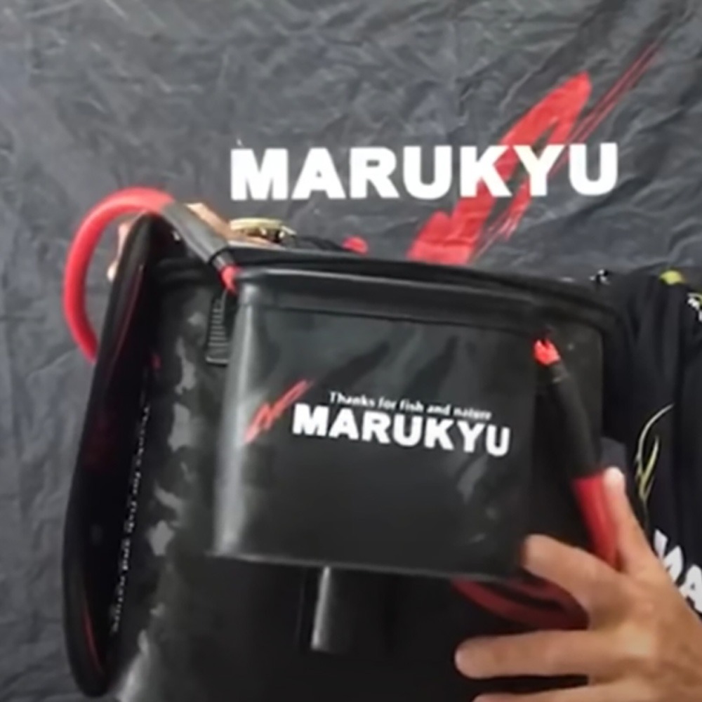 中壢鴻海釣具【MARUKYU】丸九 誘餌桶置物袋 MQ-01 EVA置物盒 側掛桶 外掛桶 夾式誘餌桶 誘餌側袋-細節圖6