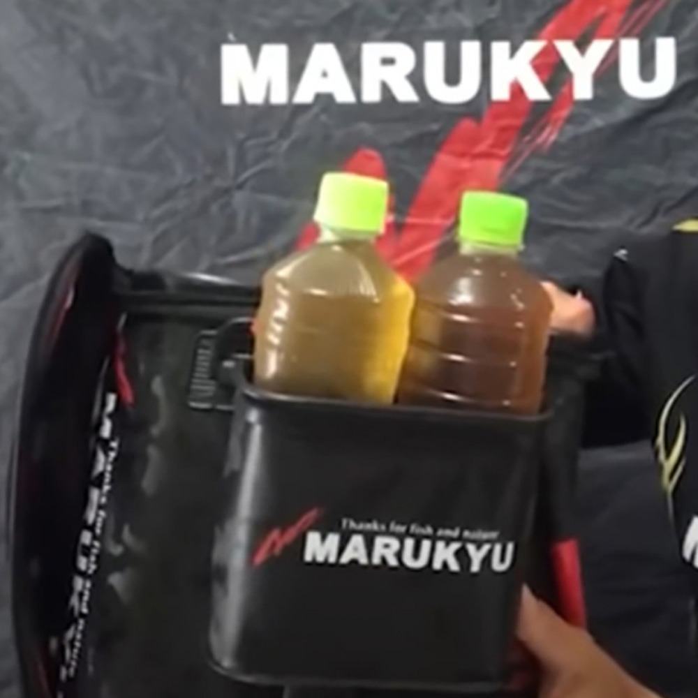 中壢鴻海釣具【MARUKYU】丸九 誘餌桶置物袋 MQ-01 EVA置物盒 側掛桶 外掛桶 夾式誘餌桶 誘餌側袋-細節圖7