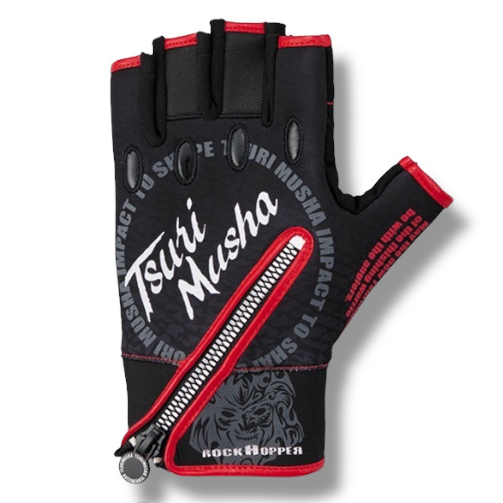 紅海釣具企業社【TSuriMusha】釣武者 五指釣魚手套 (25年春夏款)-細節圖3