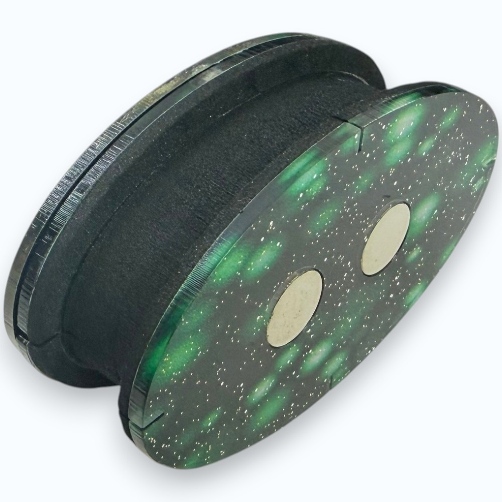 中壢紅海釣具【Mustad】羽流迷你圓馬卡龍(三色組) 羽流二代 磁吸阿波馬卡龍-金蛇限定版-細節圖3