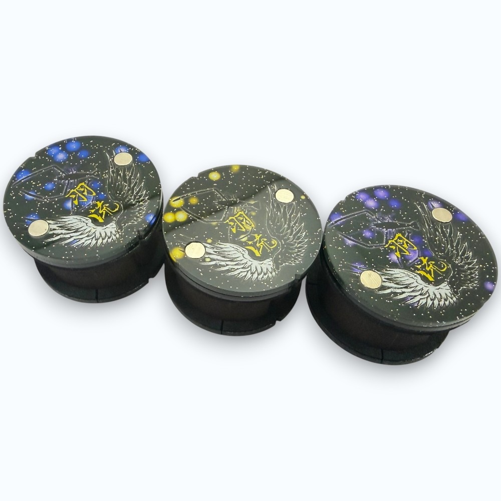 中壢紅海釣具【Mustad】羽流迷你圓馬卡龍(三色組) 羽流二代 磁吸阿波馬卡龍-金蛇限定版-規格圖5