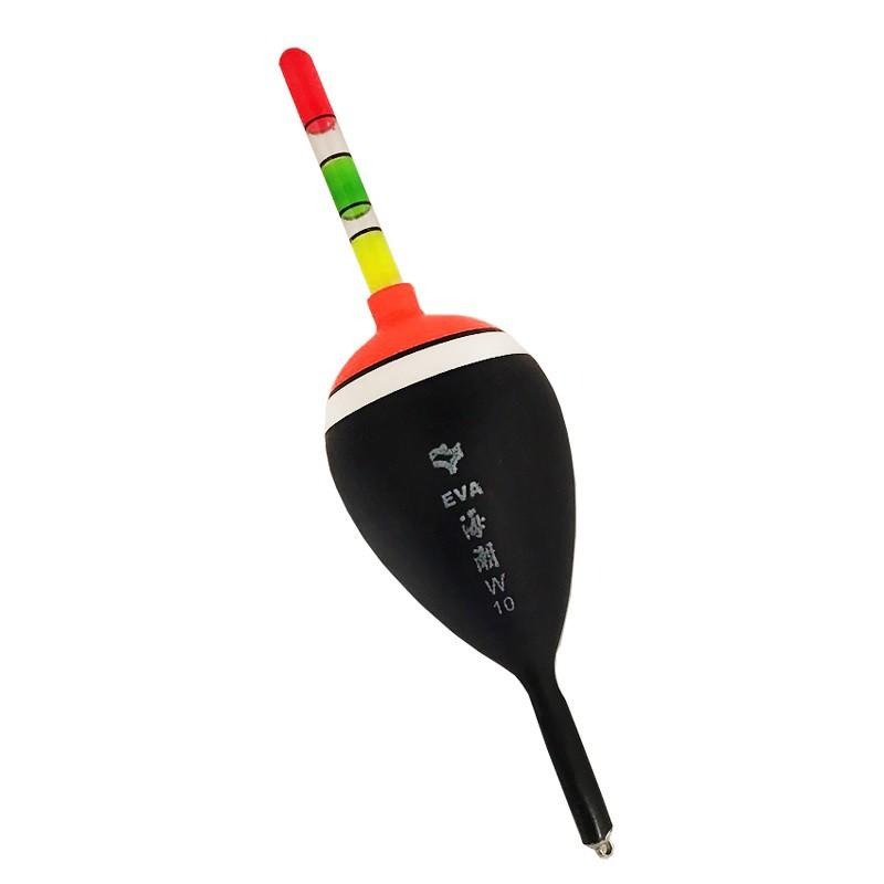 (紅海釣具企業社 )EVA海潮W 浮標 海釣 磯釣 發泡浮標 夜釣 可插夜光棒浮標-細節圖2