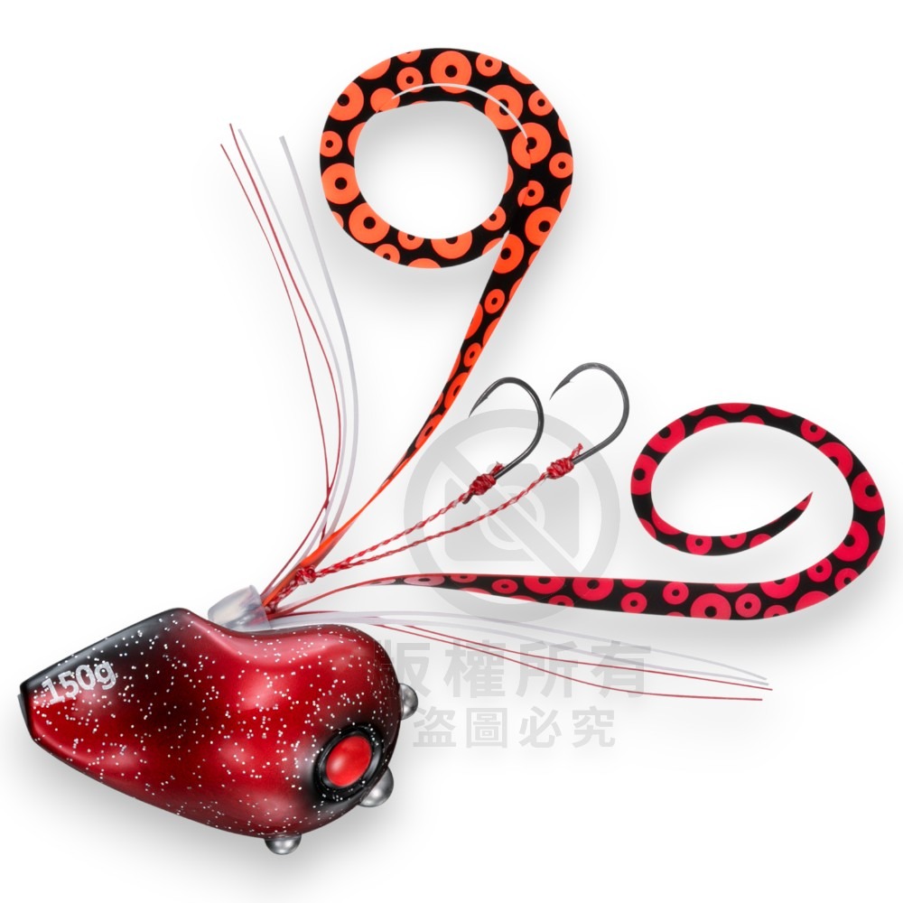 中壢紅海釣具【DAIWA】KOHGA CURRENT BREAKER TRINITY β 游動丸+飄帶附鉤-規格圖11
