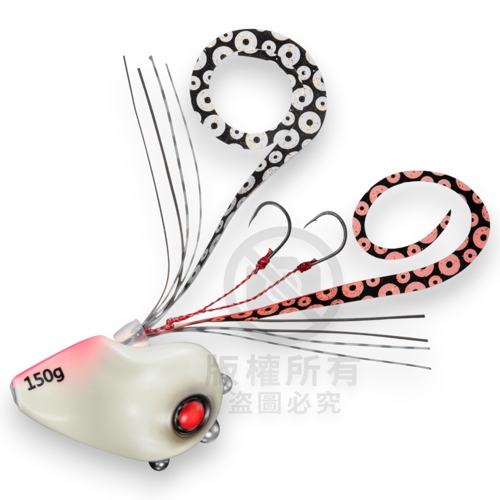 中壢紅海釣具【DAIWA】KOHGA CURRENT BREAKER TRINITY β 游動丸+飄帶附鉤-規格圖11