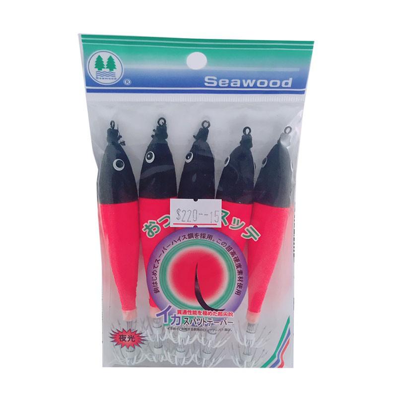 紅海釣具企業社  《seawood》透抽夜光鉤布挫(布捲)-細節圖3