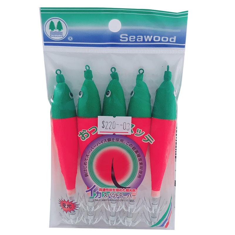 紅海釣具企業社  《seawood》透抽夜光鉤布挫(布捲)-細節圖9