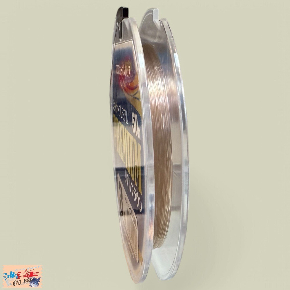 紅海釣具企業社  日本島內線《DIA》PREMIUM 高強度耐磨 鑽石 卡夢線 50M 碳素線 碳纖線 子線 磯釣-細節圖3