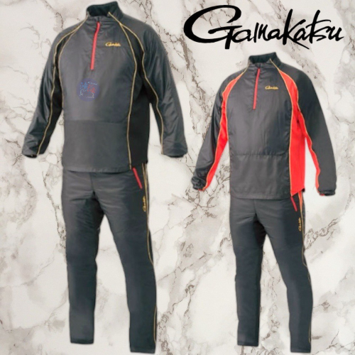 (鴻海釣具企業社 )《gamakatsu》GM-3599 防風保暖套裝 秋冬外套+褲子 內鋪棉
