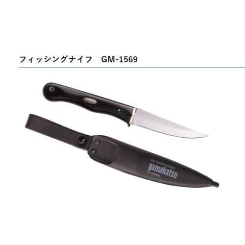 (鴻海釣具企業社 )《gamakatsu》日本製 魚刀 釣魚刀付套 GM-1569魚刀 / GM-1918魚刀
