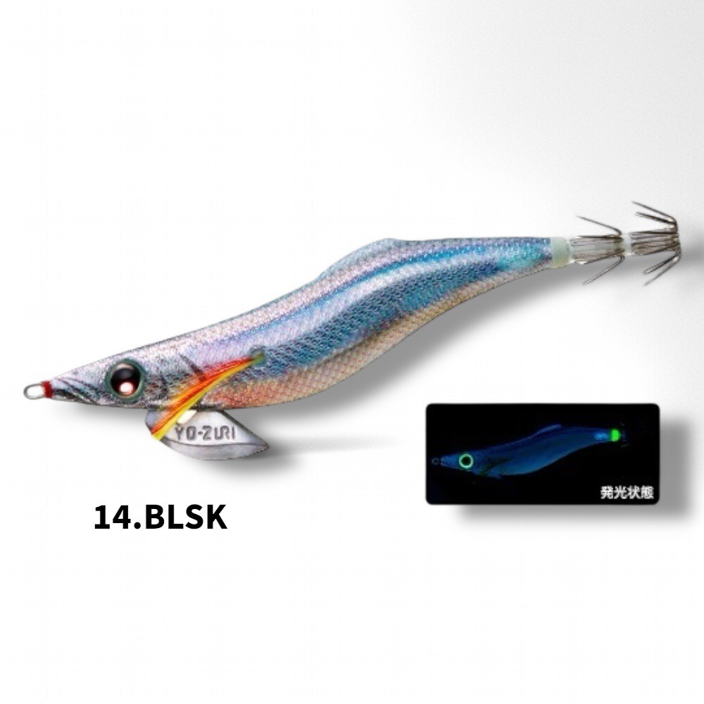 紅海釣具企業社【YO-ZURI】A1748 A-1748 1748 3.5吋 19g 木蝦 餌木 軟絲 花枝 路亞-規格圖11