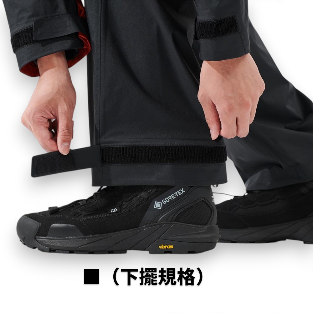 中壢紅海釣具【DAIWA】DR-3025 RAINMAX 黑色釣魚輕量雨衣套裝 [25年款]-細節圖11