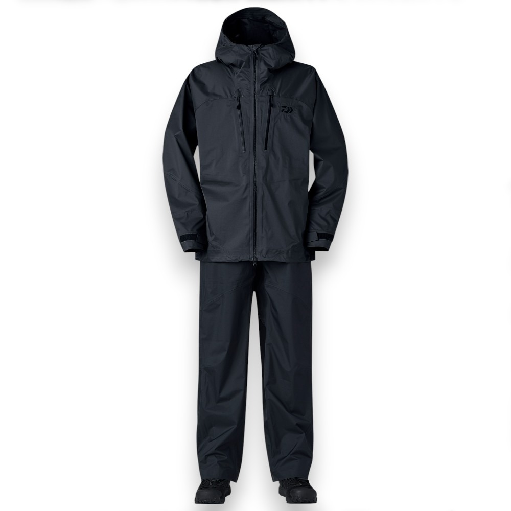 中壢紅海釣具【DAIWA】DR-3025 RAINMAX 黑色釣魚輕量雨衣套裝 [25年款]-規格圖11