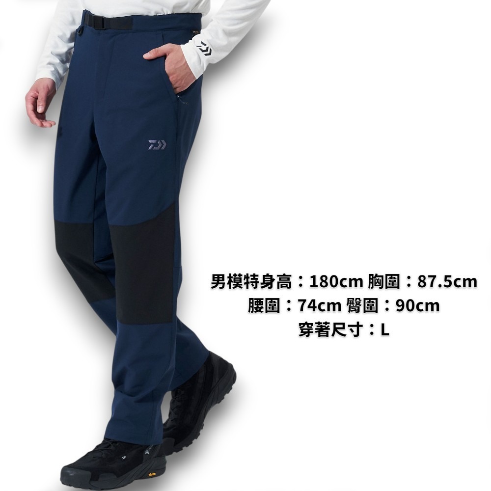 中壢紅海釣具【DAIWA】DP-8925 CORDURA 黑色多功能耐磨防潑水釣魚長褲 (25年秋冬款)-細節圖3