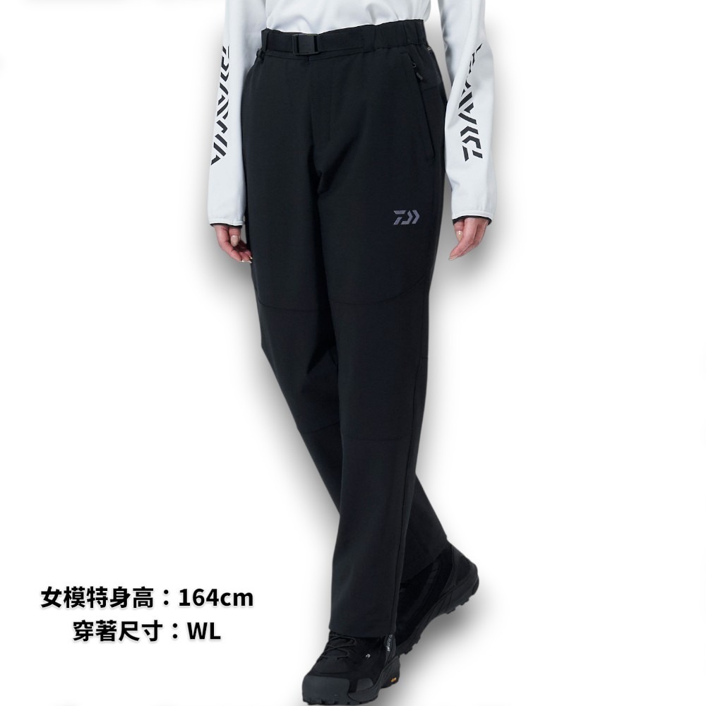 中壢紅海釣具【DAIWA】DP-8925 CORDURA 黑色多功能耐磨防潑水釣魚長褲 (25年秋冬款)-細節圖5