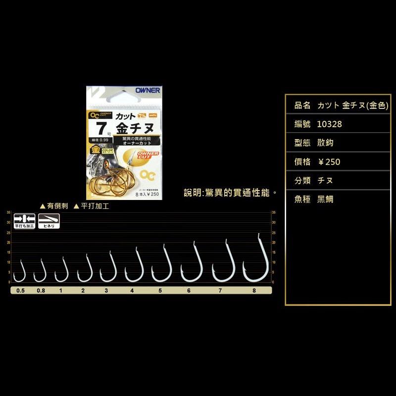 (紅海釣具企業社 )《OWNER》OC￥250 金チヌ 投釣 磯釣 船釣 海釣池 前打-細節圖4