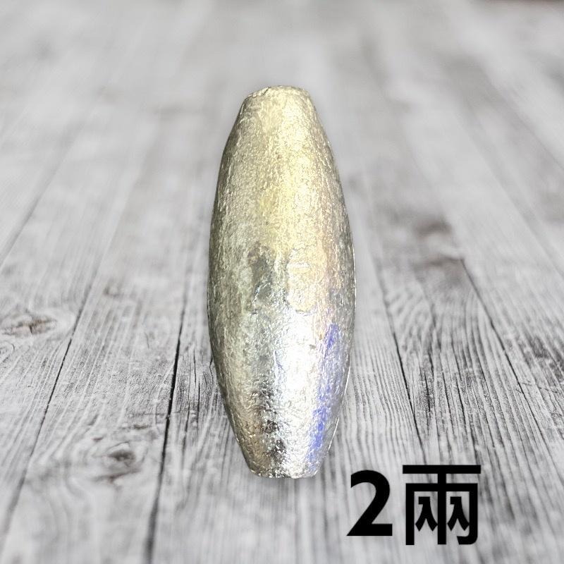 (紅海釣具企業社 )長鉛A型 1錢-4兩 橄欖鉛 A型長鉛 中通鉛 釣魚鉛錘 海釣沉底 浮標配重 鉛錘-細節圖8