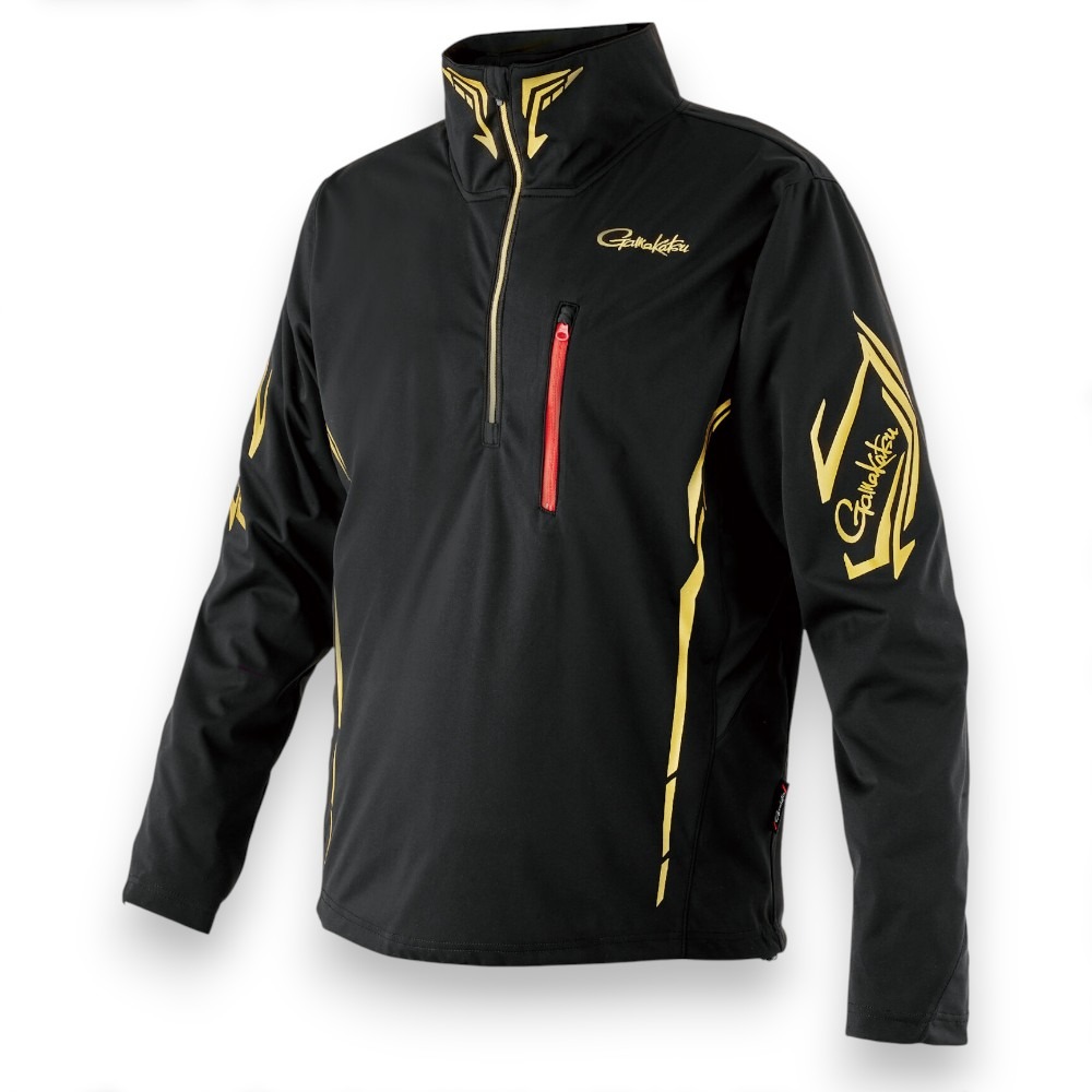 中壢紅海釣具【gamakatsu】 GM-3794 半拉鍊長袖釣魚衫 (25年秋冬款)-細節圖4