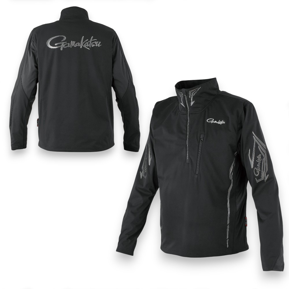 中壢紅海釣具【gamakatsu】 GM-3794 半拉鍊長袖釣魚衫 (25年秋冬款)-規格圖11
