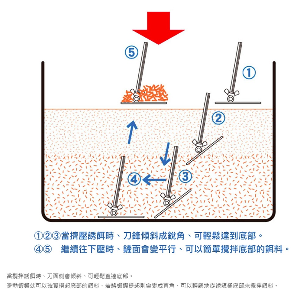 中壢紅海釣具【山元工房】山元八郎 3D八字型南極蝦鏟 山元作-細節圖7