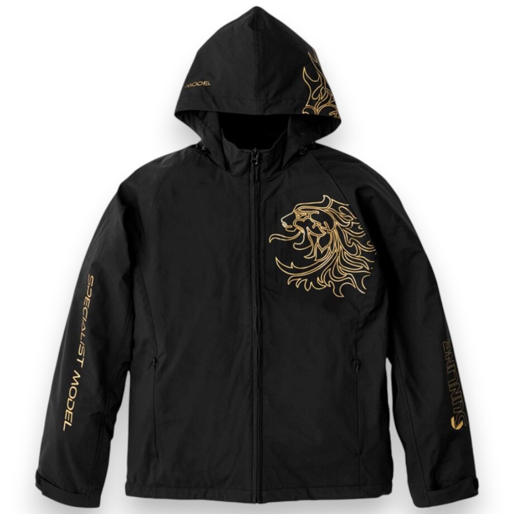 中壢紅海釣具【SUNLINE】SUW-02501 黑色獅頭輕量防風外套 (25年秋冬款)-細節圖6