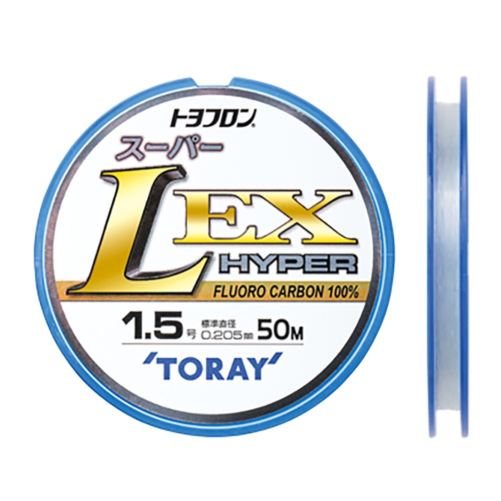 中壢鴻海釣具)【TORAY】  EX-50M 碳素線 碳纖線 卡夢線 子線 磯釣魚線 LEX 20 新款-細節圖2