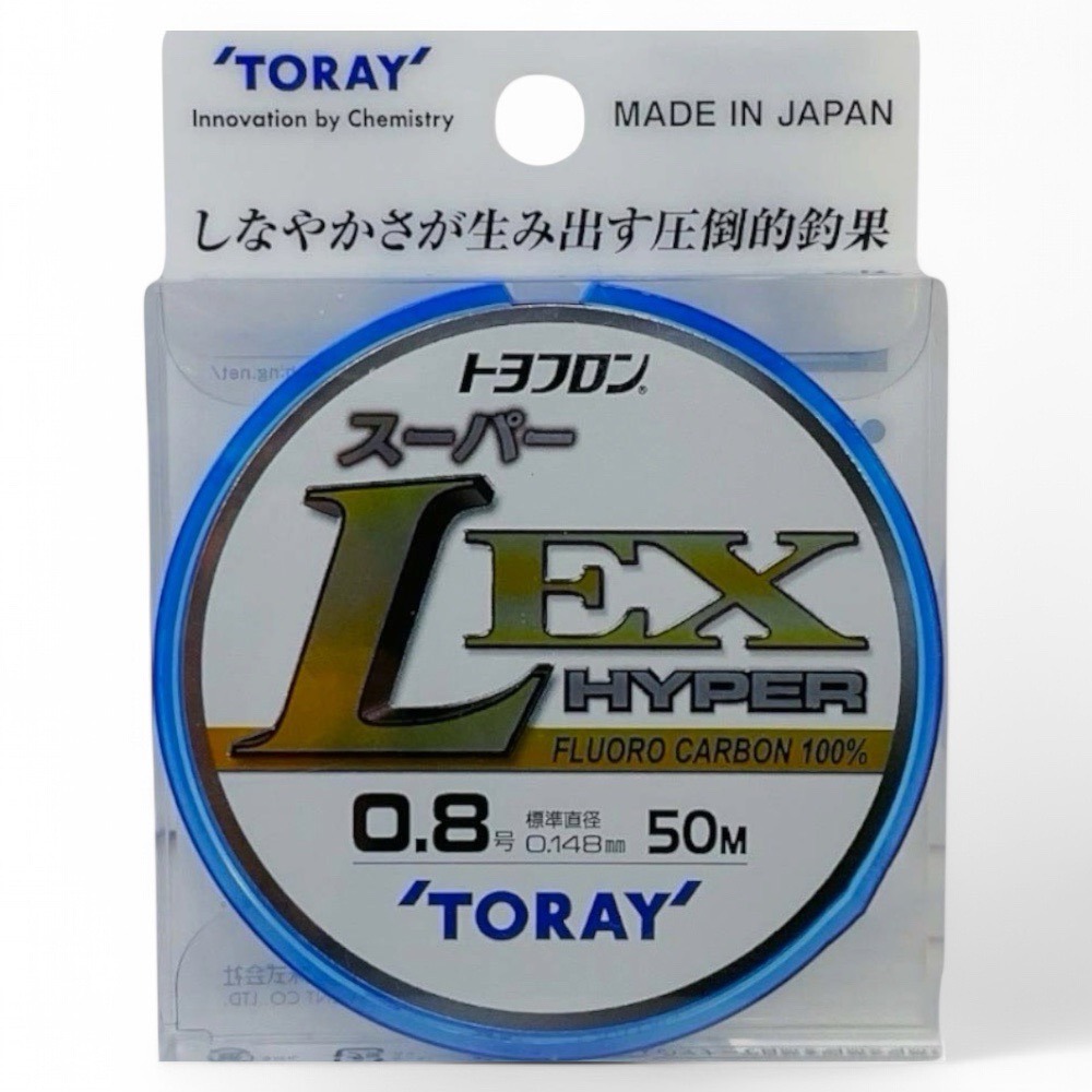 中壢鴻海釣具【TORAY】  EX-50M 碳素線 碳纖線 卡夢線 子線 磯釣魚線 LEX 20 新款-規格圖11