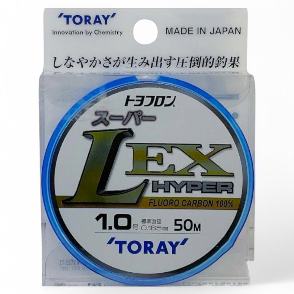 中壢鴻海釣具【TORAY】  EX-50M 碳素線 碳纖線 卡夢線 子線 磯釣魚線 LEX 20 新款-規格圖11
