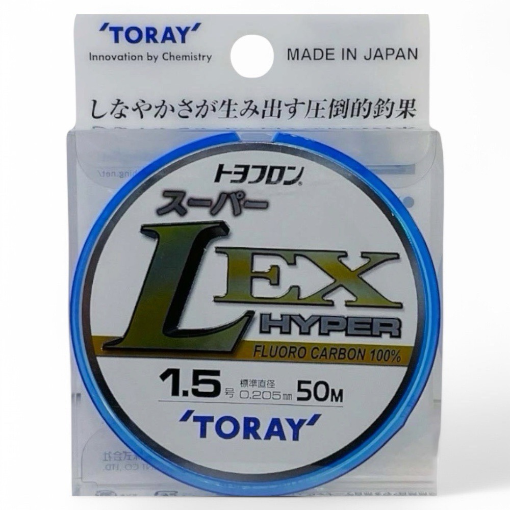 中壢鴻海釣具【TORAY】  EX-50M 碳素線 碳纖線 卡夢線 子線 磯釣魚線 LEX 20 新款-規格圖11
