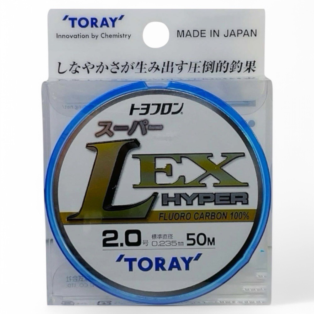 中壢鴻海釣具【TORAY】  EX-50M 碳素線 碳纖線 卡夢線 子線 磯釣魚線 LEX 20 新款-規格圖11