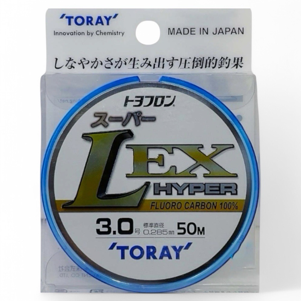 中壢鴻海釣具【TORAY】  EX-50M 碳素線 碳纖線 卡夢線 子線 磯釣魚線 LEX 20 新款-規格圖11