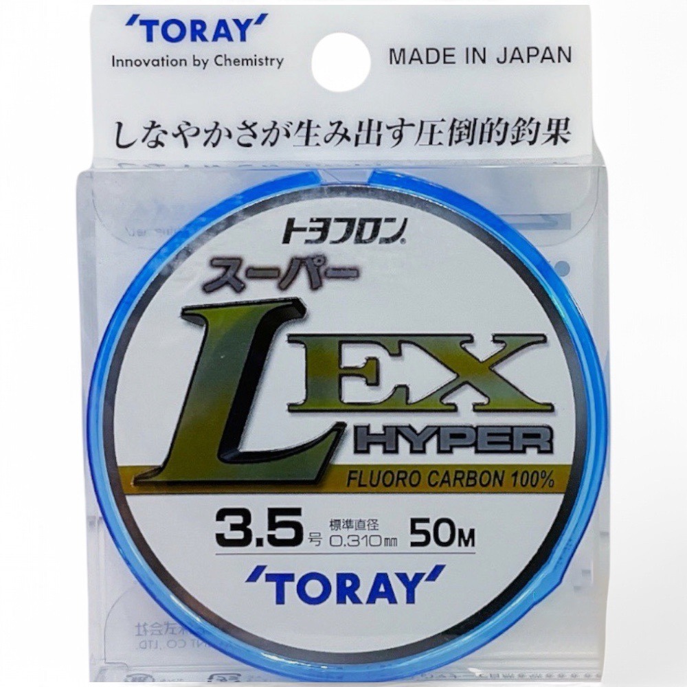 中壢鴻海釣具【TORAY】  EX-50M 碳素線 碳纖線 卡夢線 子線 磯釣魚線 LEX 20 新款-規格圖11