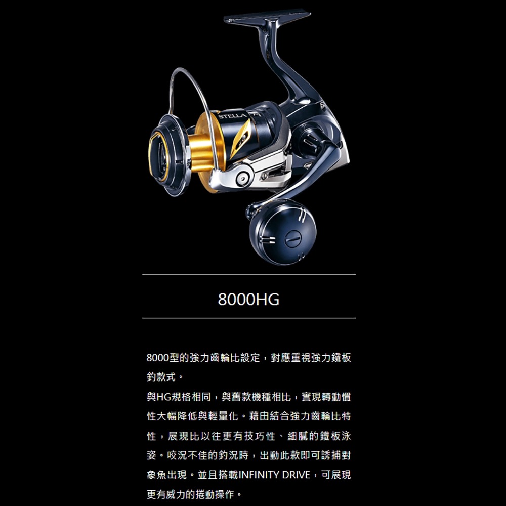 中壢紅海釣具【SHIMANO】STELLA SW系列 捲線器 史鐵拉 頂級紡車捲線器 岸拋 小搞搞 海釣池-規格圖6