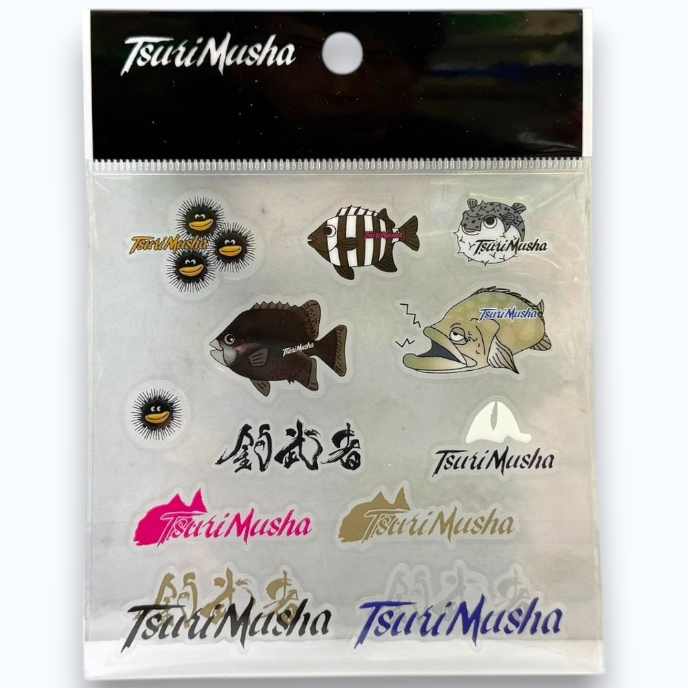 中壢紅海釣具【TSuriMusha】釣武者 soko角色轉移貼紙-細節圖2