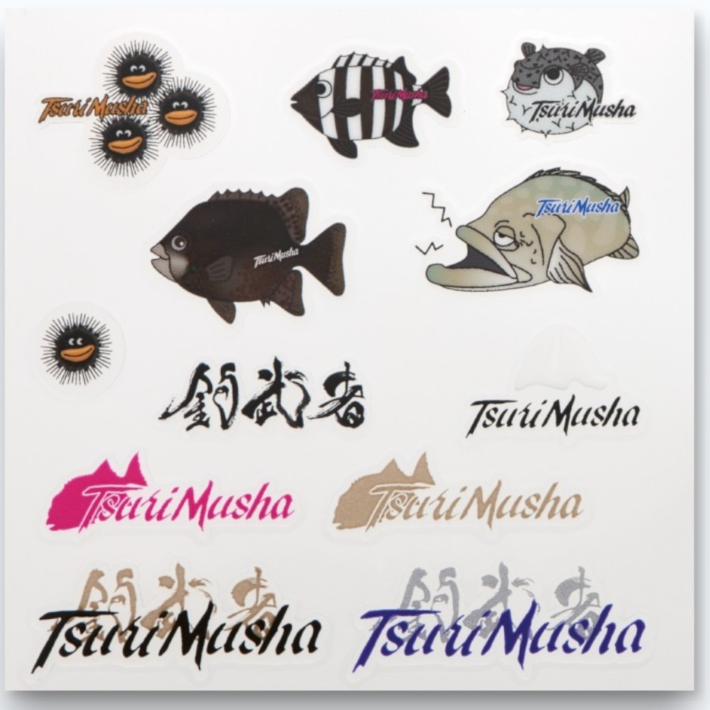 中壢紅海釣具【TSuriMusha】釣武者 soko角色轉移貼紙-細節圖3