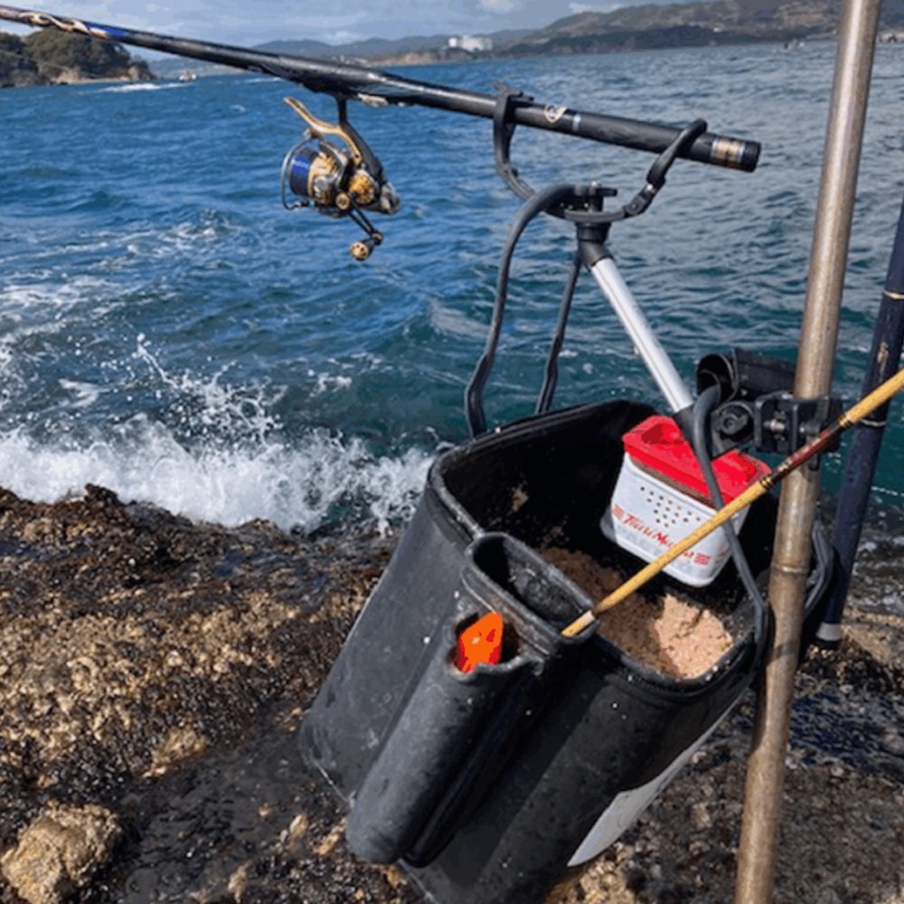 中壢紅海釣具【TSuriMusha】釣武者 多功能置竿架 架竿器 釣魚裝備 萬用置竿架-細節圖4