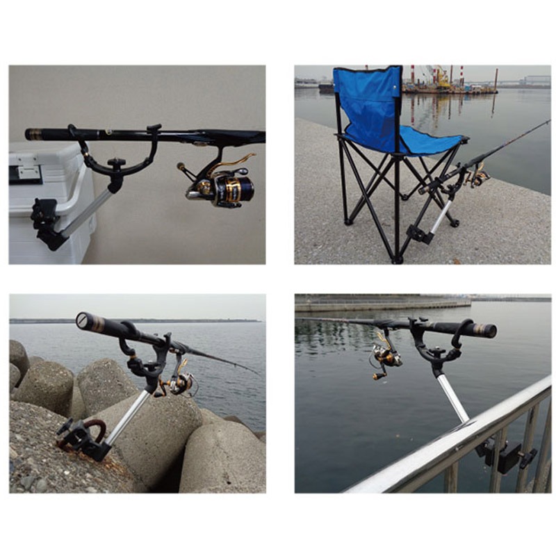 中壢紅海釣具【TSuriMusha】釣武者 多功能置竿架 架竿器 釣魚裝備 萬用置竿架-細節圖5