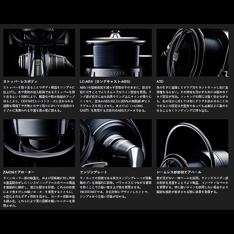 (鴻海釣具企業社)《DAIWA》 19CERTATE LT紡車捲線器 岸拋 海釣場 大物捲線器-細節圖2