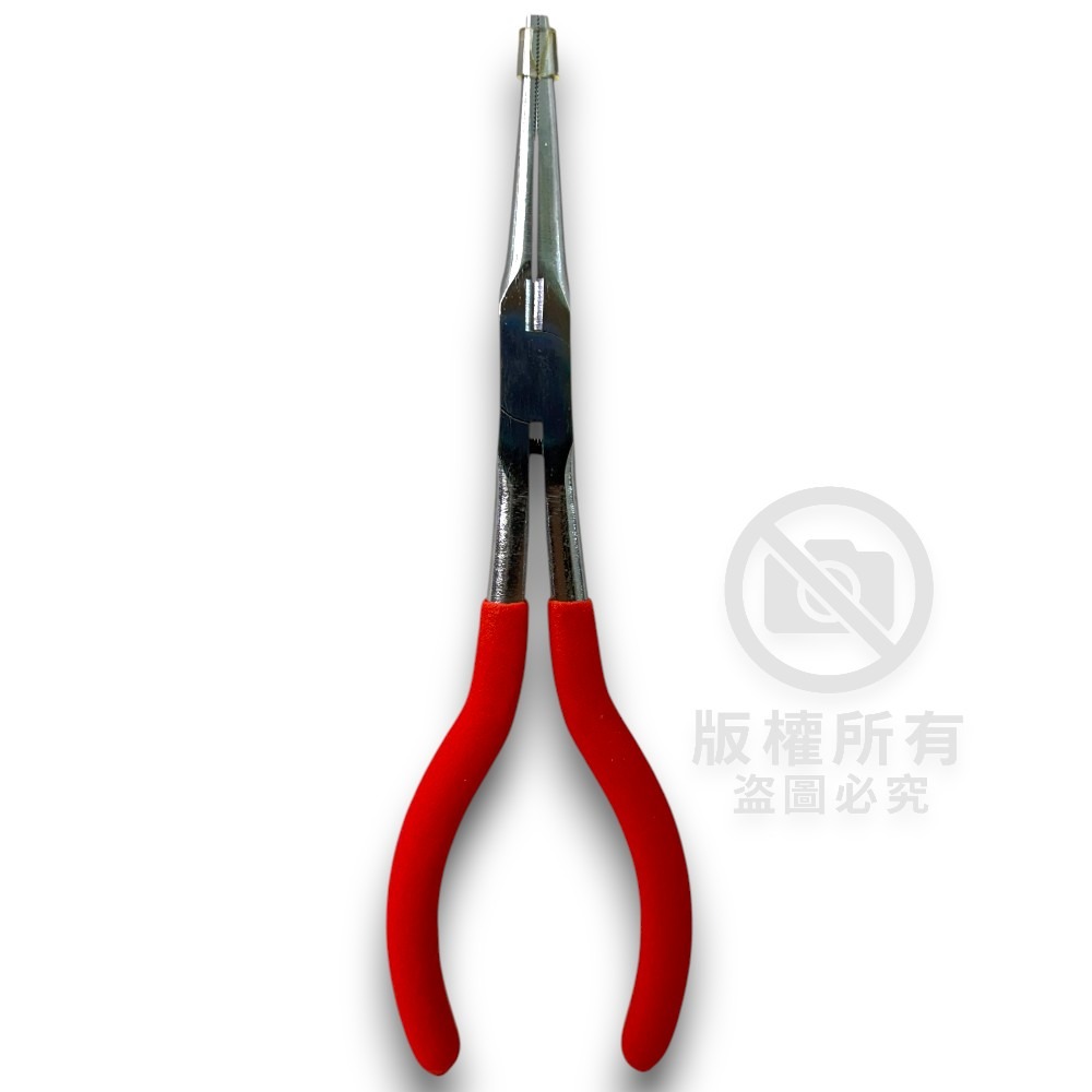 【中壢紅海釣具】7高級尖嘴鉗#CW641-7RD 紅色尖嘴鉗 7寸 釣魚鉗 脫鉤鉗-細節圖3