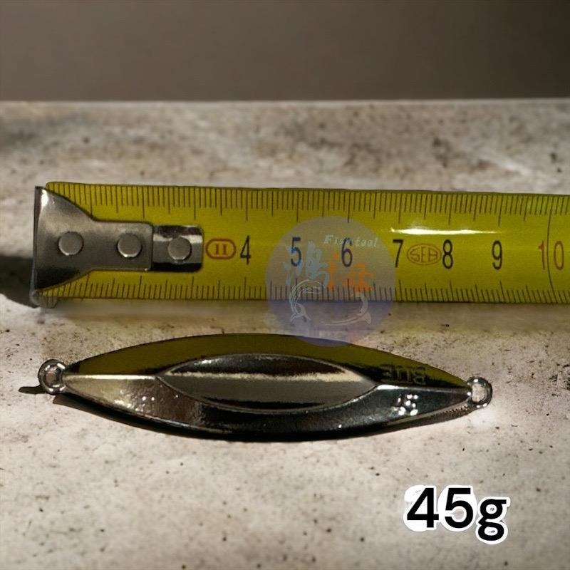 (紅海釣具企業社)Crazy Bite 狂咬 無鉤款 岸拋鐵板 鬼頭刀 青物 小搞搞 經典銀色10-120g賣場 假餌-細節圖5