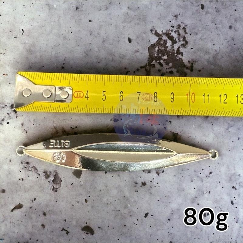 (紅海釣具企業社)Crazy Bite 狂咬 無鉤款 岸拋鐵板 鬼頭刀 青物 小搞搞 經典銀色10-120g賣場 假餌-細節圖6