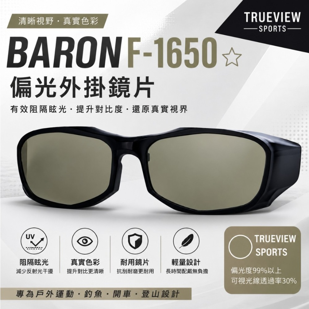 中壢紅海釣具【Zeque by ZEAL OPTICS】Baron  偏光鏡片外框  需搭配眼鏡主框-規格圖9