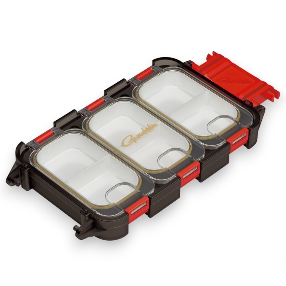 中壢紅海釣具【gamakatsu】GM-2484 組合式零件盒 2部屋 3部屋 咬鉛盒 收納盒  鉤子盒-細節圖2