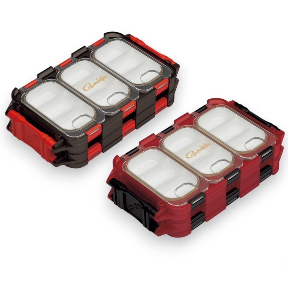 中壢紅海釣具【gamakatsu】GM-2484 組合式零件盒 2部屋 3部屋 咬鉛盒 收納盒  鉤子盒-細節圖6